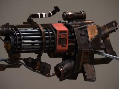 Stylized Weapon  Low-poly 3D model