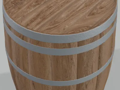 Medium Toasted British Barrel 3D model