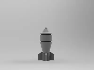 Legion Longsword Mortar Ammo shells 3D print model