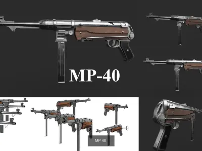 GUN COLECTION 3D Model Pack