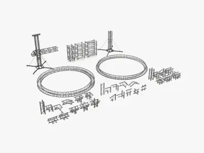 Truss Collection 3D model purchase