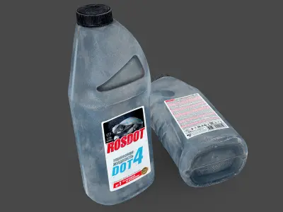 Brake Fluid Bottle 3D model purchase