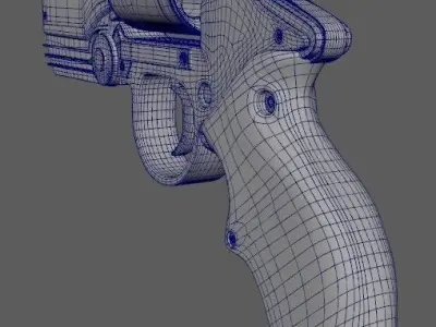 Weapon death gun in overwatch 3D model