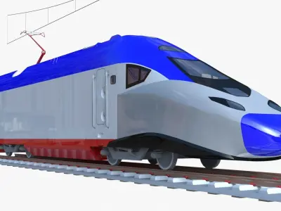 Alstom Avelia locomotive 3D model