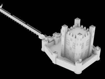 Bodium Castle 3D model