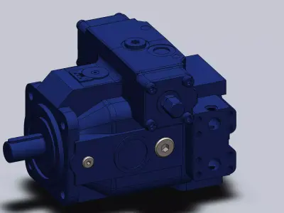 Pump A4VSG 40 Bosch Rexroth 3D model