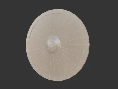 Viking Shield PBR Low-poly 3D model