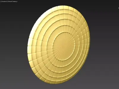 Golden Shield 3D model