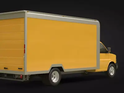 Chevrolet Express Box Truck 3D model purchase