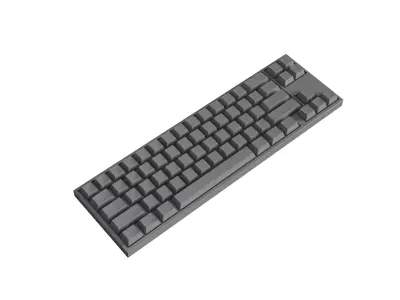 Mechanical Keyboard Low-poly 3D model