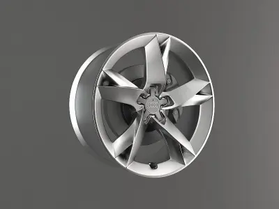 Audi A5 Alloy Rim 3D model