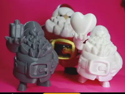 Grumpy Santa Free 3D print model