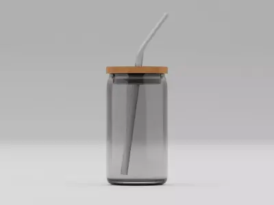 Glass Can 3D model