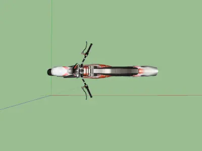KTM Freeride 250R Low-poly 3D model