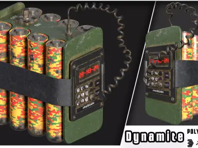 Dynamite 17 3D model