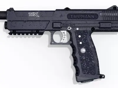 TPx Paintball Marker 3D model