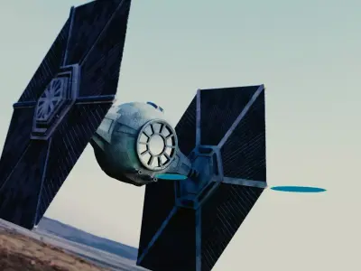 Star Wars TIE Ship 3D model