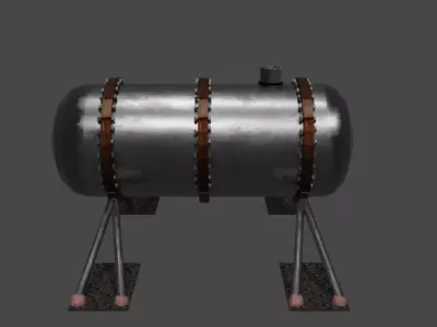 tanker Free low-poly 3D model