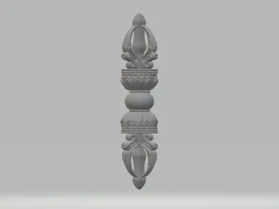 A Tibetan Vajra Dorje  3D print model