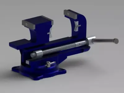 Bench Vice Free 3D model purchase