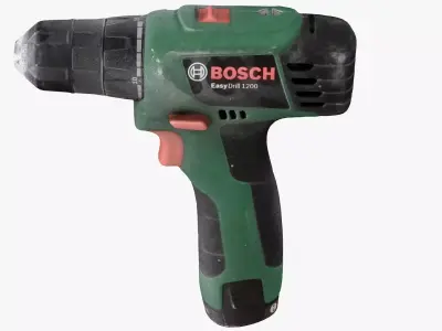 Electric Screwdriver - 3D Scanned - photorealistic Low-poly 3D model