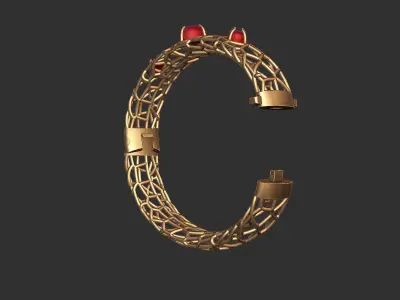 Ruby Bracelet 3D model