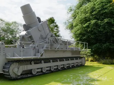 Karl-gerat mortar 3D model