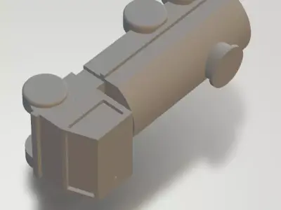  Machine for breadboard model  Fuel truck 3D print model