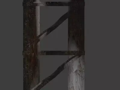 Industrial ladder Free 3D model