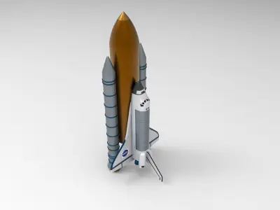 Space Shuttle 3D model 5