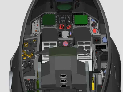 F-16 Block 50 3D model purchase