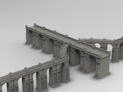Arch Magician Bridges 3 3 3D model