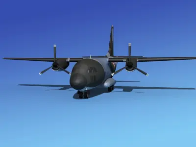 Alenia C-27A Spartan France 3D model