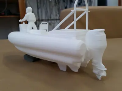 Lifeboat dinghy Hermann Marwede 3D print model