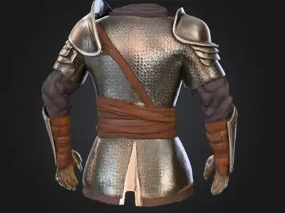 Knights Armor Ensemble Free low-poly 3D model