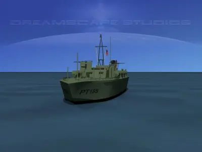 Elco PT Boat PT155 3D model