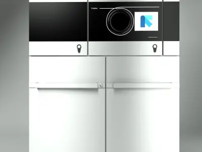 reverse vending machine Tomra T70 3D model