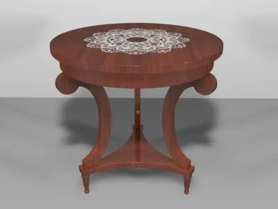 1940s Table 3D model