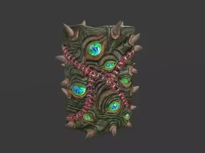 Shield 05 Low-poly 3D model