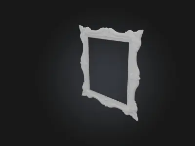 Realistic Picture Frame Low-poly 3D model
