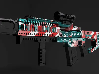Krut Zip 4 Rifle 3D model