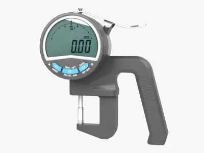 Thickness Gauges Low-poly 3D model