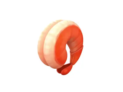 Shrimp human egg 3D model