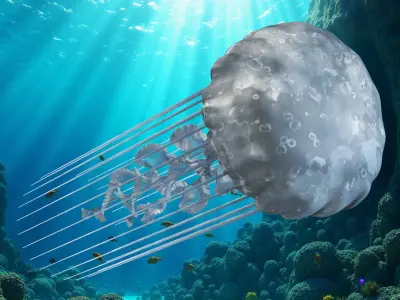  Ghostly White Jellyfish 