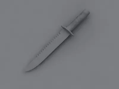 Combat Knife 3D model