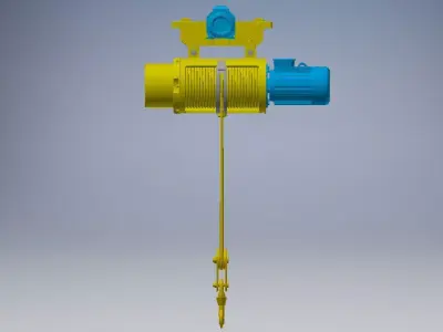 Monorail Trolley FA 3D model 3D model