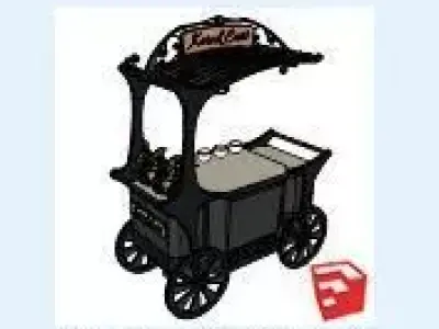 CARRETA cinderella cart Free 3D model