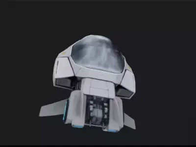 Jet Plane 3D Model 3D model