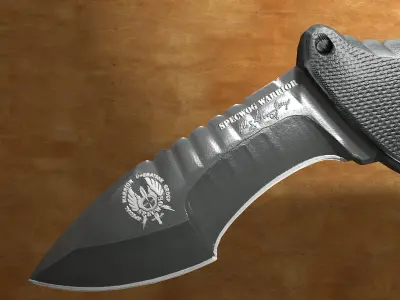 Modern Military Knife 3D model