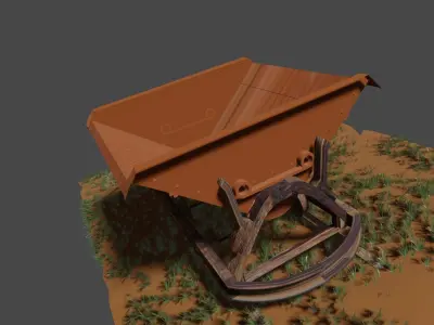 Mine Cart - Fornelli Italy 3D model